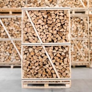 Palette Kammergetrocknetes gespalten Buchen Brennholz 25 cm